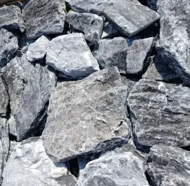 Grey wall stone gneiss (rock face) - for walls and fences