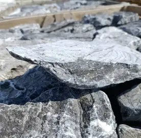 Grey wall stone gneiss (rock face) - for walls and fences