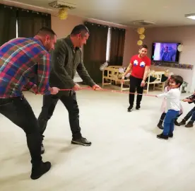 Children party with professional animator