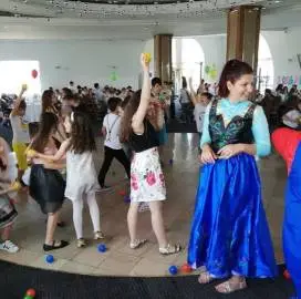 Children party with professional animator