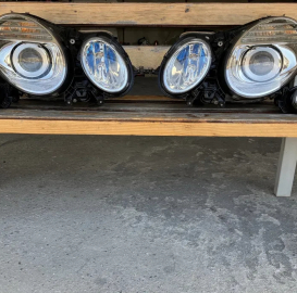 Mercedes headlight recycling, repair and polishing