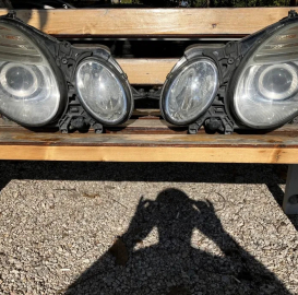 Mercedes headlight recycling, repair and polishing