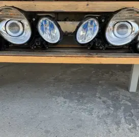 Mercedes headlight recycling, repair and polishing