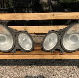 Mercedes headlight recycling, repair and polishing