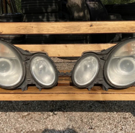 Mercedes headlight recycling, repair and polishing