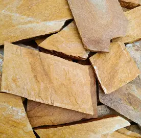 Жълто-солеви гнайс плочи - за облицовка и настилки | Директно от производител